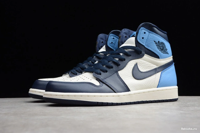 Reps BK obsidian 1 air university jordan blue 555088-140 1109